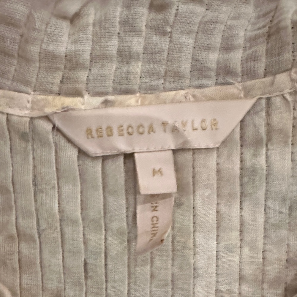 Rebecca Taylor Adela Viole Blush Floral Blouse - Picture 5 of 9